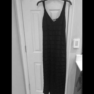 Black maxi dress